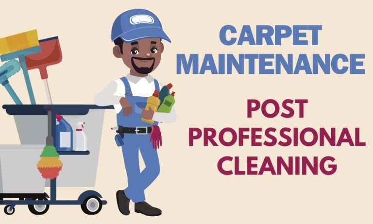 Carpet Maintenance Post Professional Cleaning